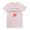latina power with cute heart Ladies Fitted T-Shirt