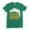 brew dad Ladies Fitted T-Shirt