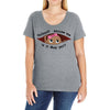 May Peeking Out Baby Girl Ladies Curvy T-Shirt