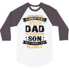 Super Cool Dad Of A Freaking Awesome Son 3/4 Sleeve Shirt
