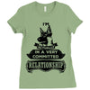 I Am German Shepherd Actually In A Very Commited Relationship Ladies Fitted T-Shirt