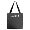 icke evolution t shirt   funny Tote Bags