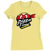 pizza time Ladies Fitted T-Shirt