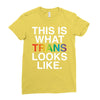This Is What Trans Looks Like Ladies Fitted T-Shirt
