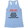 June Girl Hated By Many Racerback Tank
