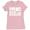 hug dealer love Ladies Fitted T-Shirt