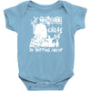 if zombies chase us im tripping you up Baby Onesie