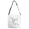 crepy crawly spiders Adjustable Strap Totes