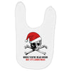 skull christmas Baby Bibs