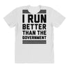 i run better than gorvernment All Over Women's T-shirt