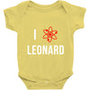 i heart leonard Baby Bodysuit