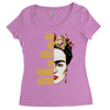 ask me about my feminist agenda frida kahlo Women's Triblend Scoop T-shirt