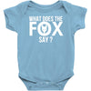 what does the fox say Baby Onesie