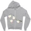 chinese peaches Zipper Hoodie