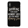 drinking can cause memory loss iPhoneX