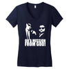 blues brothers inspired on a mission from god funny Women's V-Neck T-Shirt