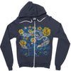 chocolatey night Zipper Hoodie