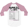 April Girl Facts Aries 3/4 Sleeve Shirt