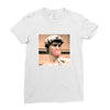 Michelangelo David Bubble Gum Ladies Fitted T-Shirt