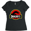 dracarys logo Women's Triblend Scoop T-shirt