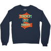 teachers love brains Crewneck Sweatshirt