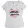 The Only Thing Tougher Than An Arborist Is An Arborist's Wife Women's Triblend Scoop T-shirt