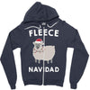 fleece navidad Zipper Hoodie