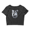 round neck dog wolf Crop Top