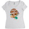 saved by the shell Women's Triblend Scoop T-shirt