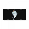 cute kawaii narwhals are cute License Plate