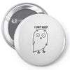 i can't sleep Pin-back button