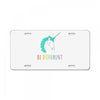 be different License Plate