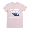 Mommy Shark Doo Ladies Fitted T-Shirt