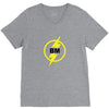 best man t shirt bachelor party vintage wedding vegas white V-Neck Tee
