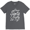 dear santa i really did try V-Neck Tee