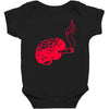 joint smoking brain Baby Bodysuit