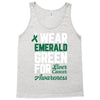 i wear emerald green for liver cancer awareness Tank Top