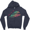 merry christmas Zipper Hoodie