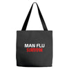 man flu survivor Tote Bags