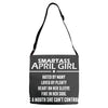 Smartass April Girl Adjustable Strap Totes