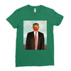 Rene Magritte Parody Impeach Trump Ladies Fitted T-Shirt