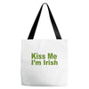 kiss me i'm irish Tote Bags