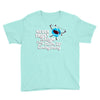 never trust an atom, they make up everything Youth Tee