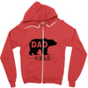 dad bear Zipper Hoodie