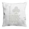 i club house Throw Pillow