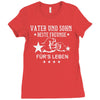 vater und sohn beste freunde Ladies Fitted T-Shirt