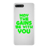 gym gains fitness slogan iPhone 7 Plus Case