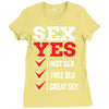 Sex Yes Please Ladies Fitted T-Shirt