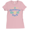 i accessorize with pet hair Ladies Fitted T-Shirt
