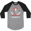 he might find a rabbit in there but hell never find dignity 3/4 Sleeve Shirt